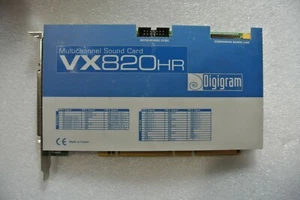 DIGIGRAM VX820HR MULTICHANNEL PCM SOUND CARD PCI OR PCI-X - Picture 1 of 4