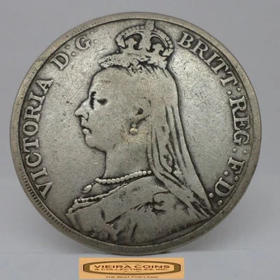 1888 Great Britain Silver Crown - #C52384NQ - Image 1 of 2