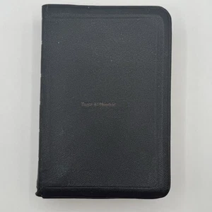 Vintage 1956 Holy Bible Simplified Pronouncing Edition A.J. Holman Black Leather - Picture 1 of 9