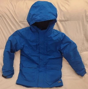 Chaqueta Lands End Niños Squall 10-12 Impermeable 3 en 1 Grow-A-Long Azul Abrigo para Nieve - Imagen 1 de 10