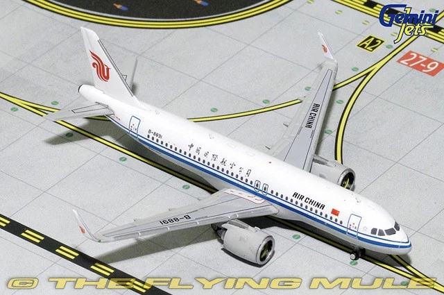 Gemini Jets 1 400 Scale Air China Airbus A320neo B-8891 GJCCA1752