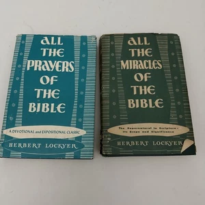 Herbert Lockyer Lot: All The Prayers of the Bible, All The Miracles of the Bible - Bild 1 von 10