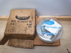 Dwyer slack tube manometer Kit 12" NOS - Picture 1 of 5