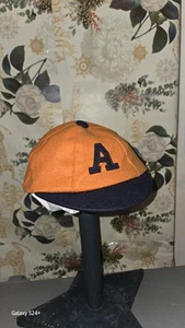 Vintage 1940s 1950s Auburn University Wool Rat Hat Fraternity Cap Beanie - Picture 1 of 12