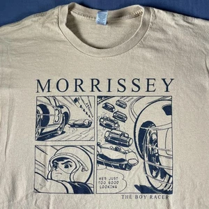 Morrissey Shirt Herren Large The Boy Racer Band Tee Speed Racer Anime Comic - Bild 1 von 6