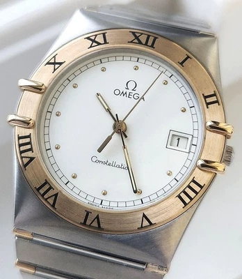 OMEGA CONSTELLATION QUARTZ 3961070 DATE WHITE DIAL MEN'S WATCH - Image 1 of 4