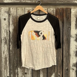 Taylor Swift 1989 Silhouette Adult Raglan 3/4 Sleeve Ringer T-Shirt Burn Out M - Picture 1 of 8