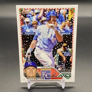 2023 Topps Holiday Nick Pratto RC Kansas City Royals Rookie #6 - Picture 1 of 2