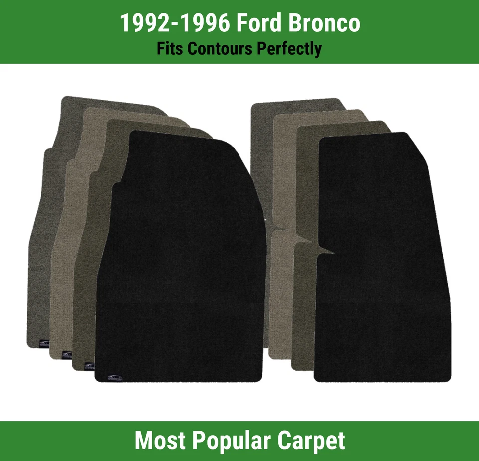 Tapetes carpete Lloyd Ultimat primeira fila para Ford Bronco 1992-1996  - Imagem 1 de 4