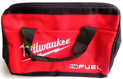 New Milwaukee FUEL M18 13" x 10" x 9 Canvas Drill, Tool Bag/Case For M12 18 Volt