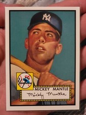 1952 Topps MICKEY MANTLE Sweepstakes Card /2500!! 1996 Topps Series 2🎯CENTERED!