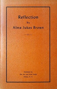 Reflection by Alma Jukes Brown Signed Booklet Art & Craft Guild Odessa NY 1955 - Imagen 1 de 3