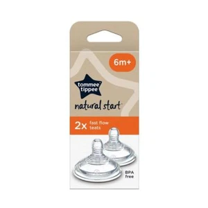 Tommee Tippee Natural Start Fast Flow Teats 2 Pack - Picture 1 of 1