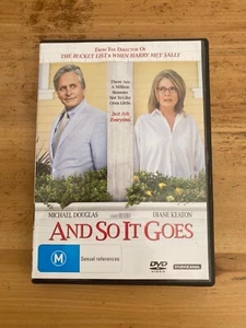 AND SO IT GOES MOVIE DVD LIKE NEW COMEDY ROMANCE DRAMA MICHAEL DOUGLAS - Picture 1 of 2