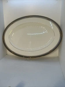 Noritake Spell Binder Serving Platter Large 16” Oval #9733 Fine Bone China - Picture 1 of 5
