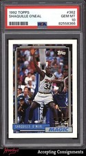 1992-93 Topps #362 Shaquille O'Neal RC Rookie PSA 10 GEM MINT MAGIC