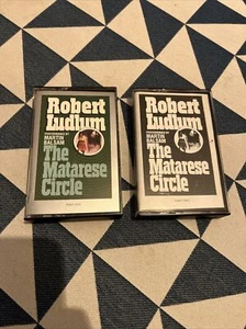 AUDIO BOOKS Robert Ludlum The Matarese Circle Martin Balsam X2 Cassette Tapes - Picture 1 of 9