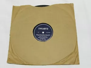 KING'S MEN QUARTET 78 RPM 10" SWARTZ RECORD #101 - Picture 1 of 6