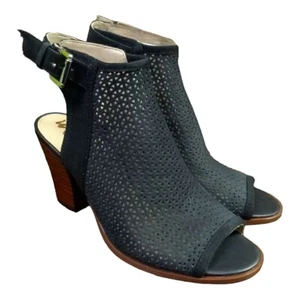 Sam Edelman sandalo donna Henri nero pelle traforata punta aperta 8M nuovo con scatola - Foto 1 di 12