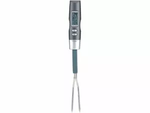 Rosenstein & Söhne Elektronische Grillgabel LCD Anzeige Grill Thermometer Braten - Bild 1 von 3