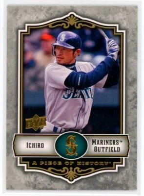 2009 Upper Deck A Piece of History Ichiro Suzuki Seattle Mariners #83 - Image 1 of 2