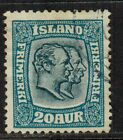 Iceland #107, 1915-18 20a Kings used F/VF