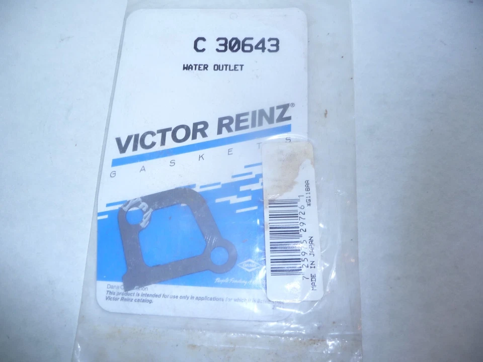 Junta de salida de agua Victor C30643 1985-1988 camioneta Izusu 1,5 L Foto 1 de 1