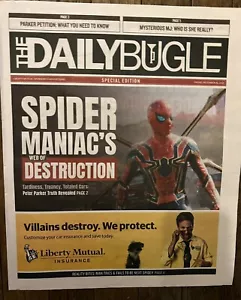 SPIDER-MAN THE DAILY BUGLE NEWSPAPER SPECIAL EDITION NYC NO WAY HOME 2021 - Picture 1 of 5