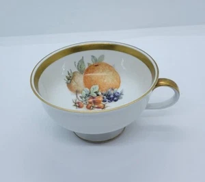 Jaeger Co. Baviera Taza de té con patas Huerto Naranja Taza solo de colección descontinuada - Imagen 1 de 6