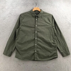 Banana Republic Slim Fit Button Up Shirt Men 2XL Green Cotton Long Sleeve Casual - Picture 1 of 14