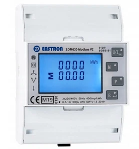 EASTRON SDM630M MODBUS  Three Phase, Electric Energy Meter 100 Amp kWh - Zdjęcie 1 z 3