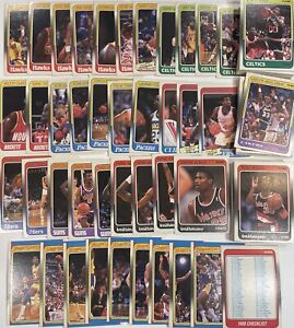 1988-89 Fleer Near COMPLETE Basketball Set 128/132 NM-NM+ See Notes