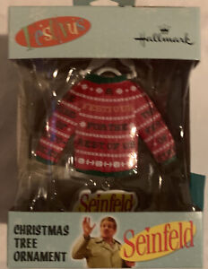 2020 Hallmark  Ornament Seinfeld Festivus Ugly Christmas Tree Sweater New