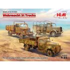 Icm IcmDS3507 ICM DS3507 Wehrmacht 3t Trucks (V3000S, KHD S3000, L3000S) 1/35