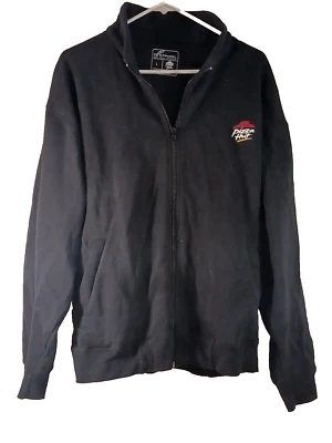 Pizza Hut Logo Employee Jacket Large Black Soft Shell IQ Apparel Full Zip 2011 - Image 1 of 4