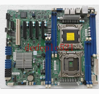 1 PCS Ultra Micro X9DRL-3F/IF Dual Channel Motherboard C602 2011 X79 2011 DDR3 - Image 1 of 3