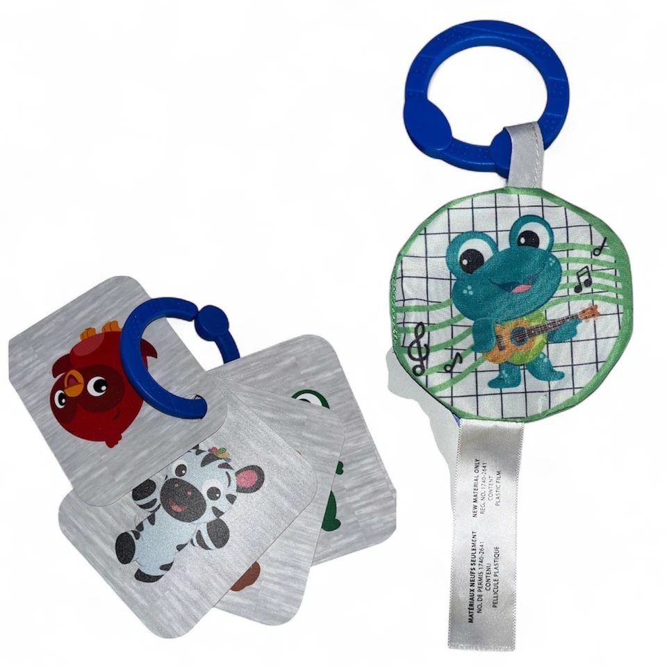 Baby Einstein Kickin Tunes tapete de atividade barriga tempo gancho substituições sapo e cartão - Imagem 1 de 1