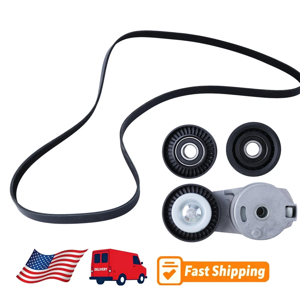 Kit de polea tensora de correa Serpentine para Chrysler Dodge Charger 300 5,7 L V8 2012 Foto 1 de 4