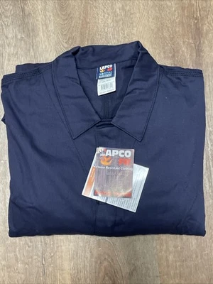 Mono LAPCO FR 4 XL azul regular gestión de la humedad ATPV 8,7 Cat 2 seguridad en el trabajo Foto 1 de 4