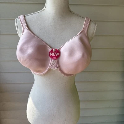 Sujetador para mujer delicado rosa bajo alambre correas ajustables talla 40 DD NUEVO CON ETIQUETAS Foto 1 de 4