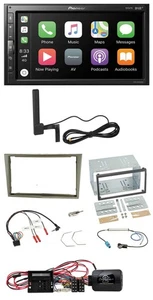 Pioneer USB 2DIN Bluetooth DAB Lenkrad Autoradio für Opel Corsa D satin-stone 09 - Bild 1 von 14