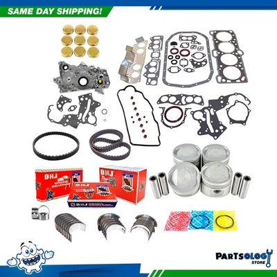 Kit de reconstrucción de motor maestro DNJ EK105M para 85-86 Mitsubishi Cordia 2,0 L SOHC 8v Foto 1 de 4