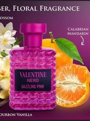 Fragancia floral ámbar EDP rosa deslumbrante San Valentín Nero para mujer Foto 1 de 2