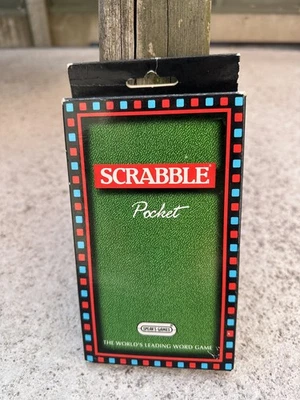 Vintage Magnetic Pocket Travel Scrabble Board Game Set 1992 new and unused  - Image 1 of 4