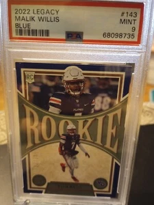 2022 Panini Legacy /50 #143 Malik Willis RC Blue Rookie Card Titans PSA 9 - Picture 1 of 2