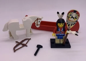 LEGO Western Indians Indian 2 White Horse ww022 6748 - Picture 1 of 8