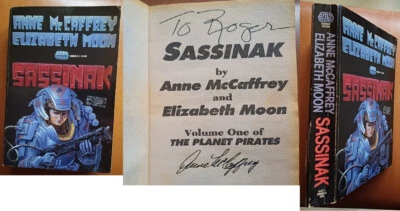 C1 Anne McCAFFREY - SASSINAK First 03 1990 EO Envoi DEDICACE Signed - Photo 1/2