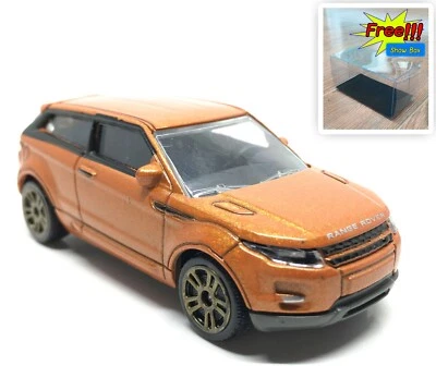 Majorette Range Rover Evoque Metallic Orange - Wheel D5S Gold 1:59 3" no Package - Image 1 of 4
