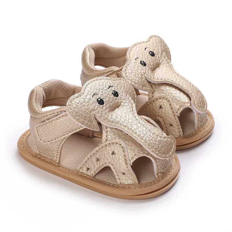 Newborn Baby Boy Girl Soft Sole Crib Shoes Infant Casual Summer Sandals 0-18 M — 第 1/4 张图片