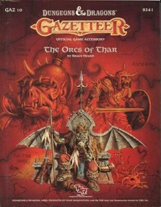 GAZ10 THE ORCS OF THAR mit Karte & CTRS EXC+! Vintage Gazetteer Dungeons Dragons D&D - Bild 1 von 4